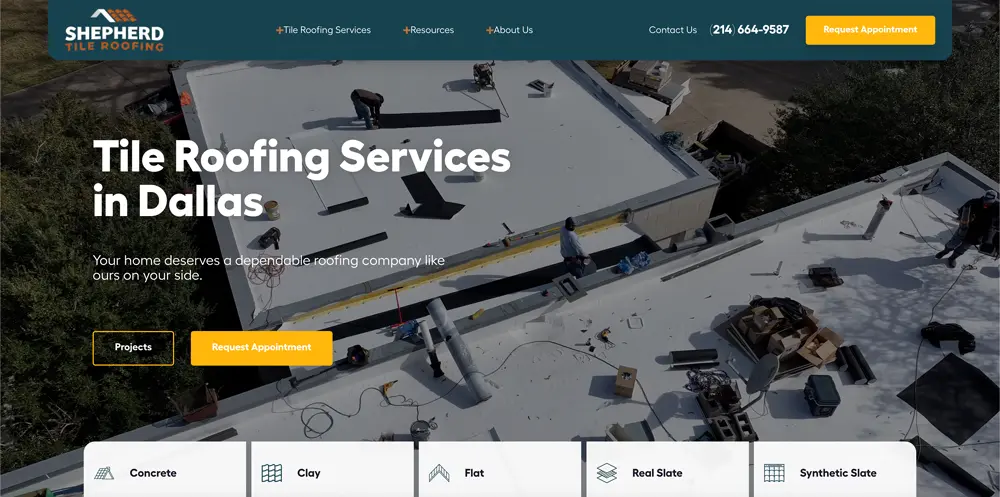 Shepherd Tile Roofing